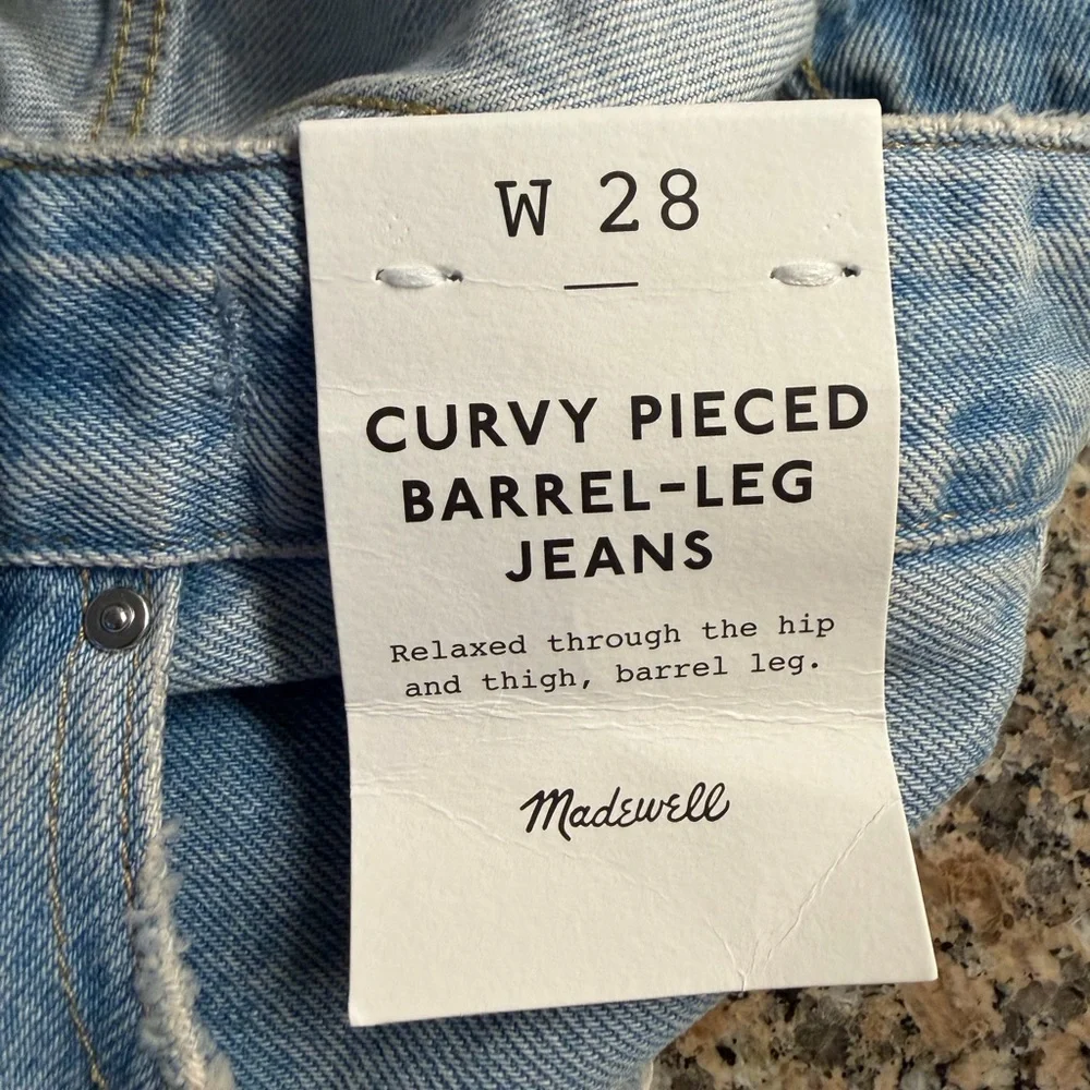 Madewell Light Blue Denim Pants - Picture 3 of 5